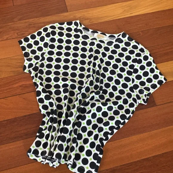 Talbots Geometric T-shirt size Large tee - Picture 2 of 7